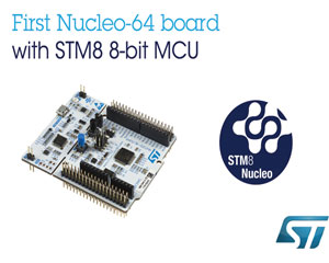 ST, 8비트 프로젝트용 STM8 누클레오 보드 2종 출시